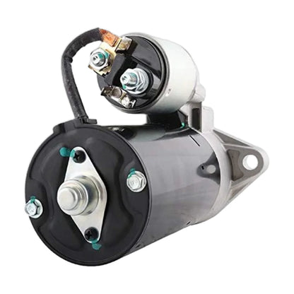 Image of a starter motor on a white background.