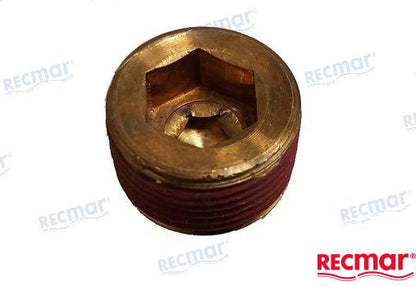 Raccord de tuyau Mercruiser. Laiton | OEM 22-428611 | Pièces | Recmar