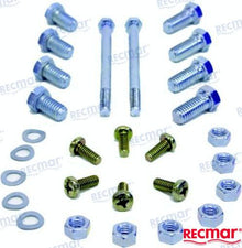 KIT DE TORNILLOS PARA COLECTOR DE ESCAPE VOLVO PENTA | OEM 22005 | AQ115A, B • BB115A, B, C • AQ130A, B, C, D | RECMAR