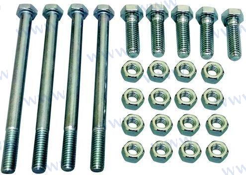 KIT DE TORNILLOS DEL COLECTOR VOLVO PENTA | OEM 22045 | 6L AQ 165 y 170 A, B, C | RECMAR