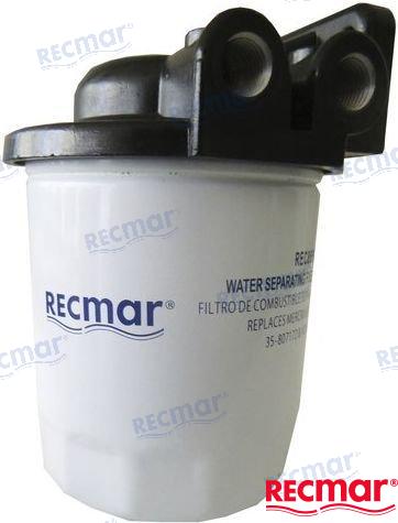 KIT DE FILTRO DE COMBUSTIBLE CON SEPARACIÓN DE AGUA PARA SUZUKI | OEM 24950 | AGUA | RECMAR