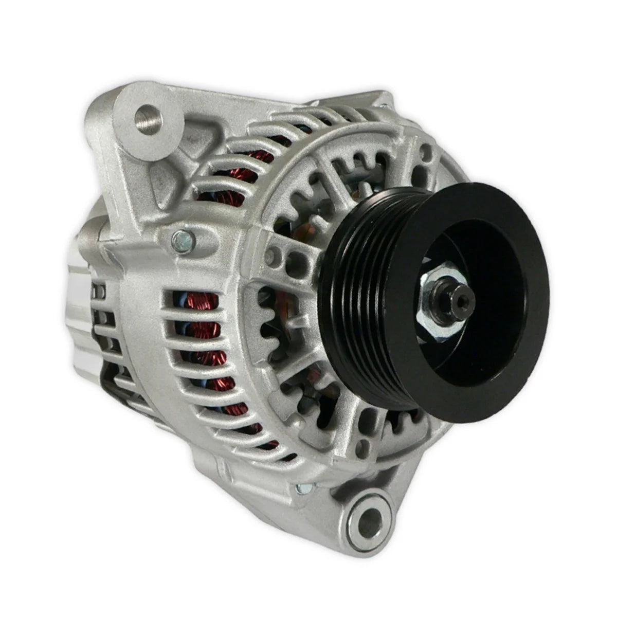 Image of an alternator on a white background.