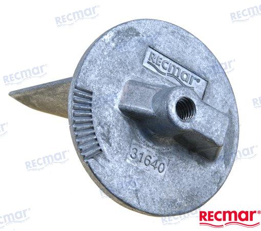 ÁNODO DE ALUMINIO PARA MERCURY Y HONDA | OEM 31640Q4AL | RECMAR