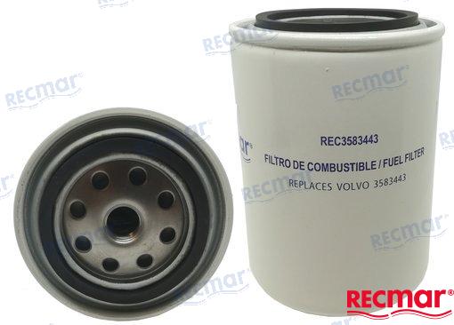 FILTRE GAZOIL VOLVO PENTA D4-D6 | OEM 3583443 | FILTRE | RECMAR
