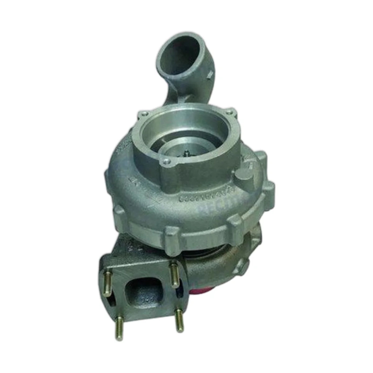 Image of a turbocharger on a white background.
