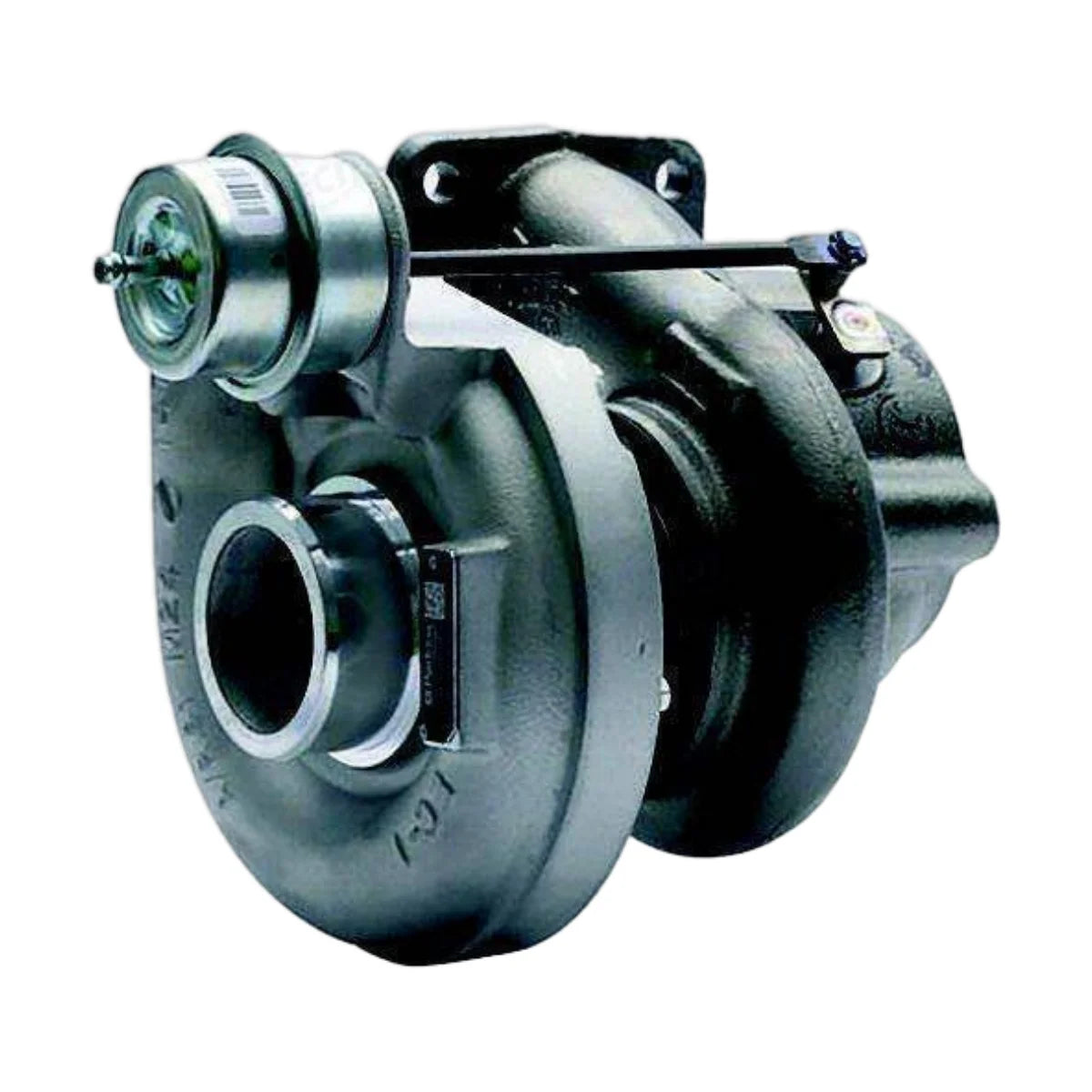 Image of a turbocharger on a white background
