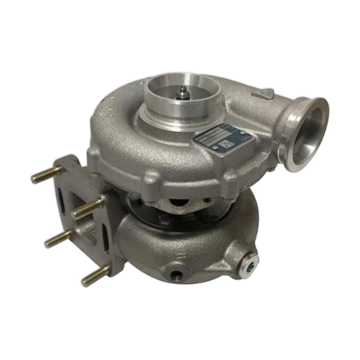 Image of a turbocharger on a white background