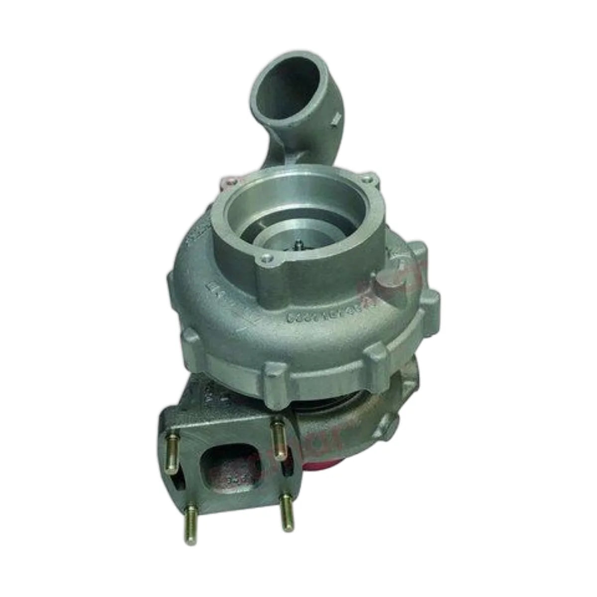Image of a turbocharger on a white background.