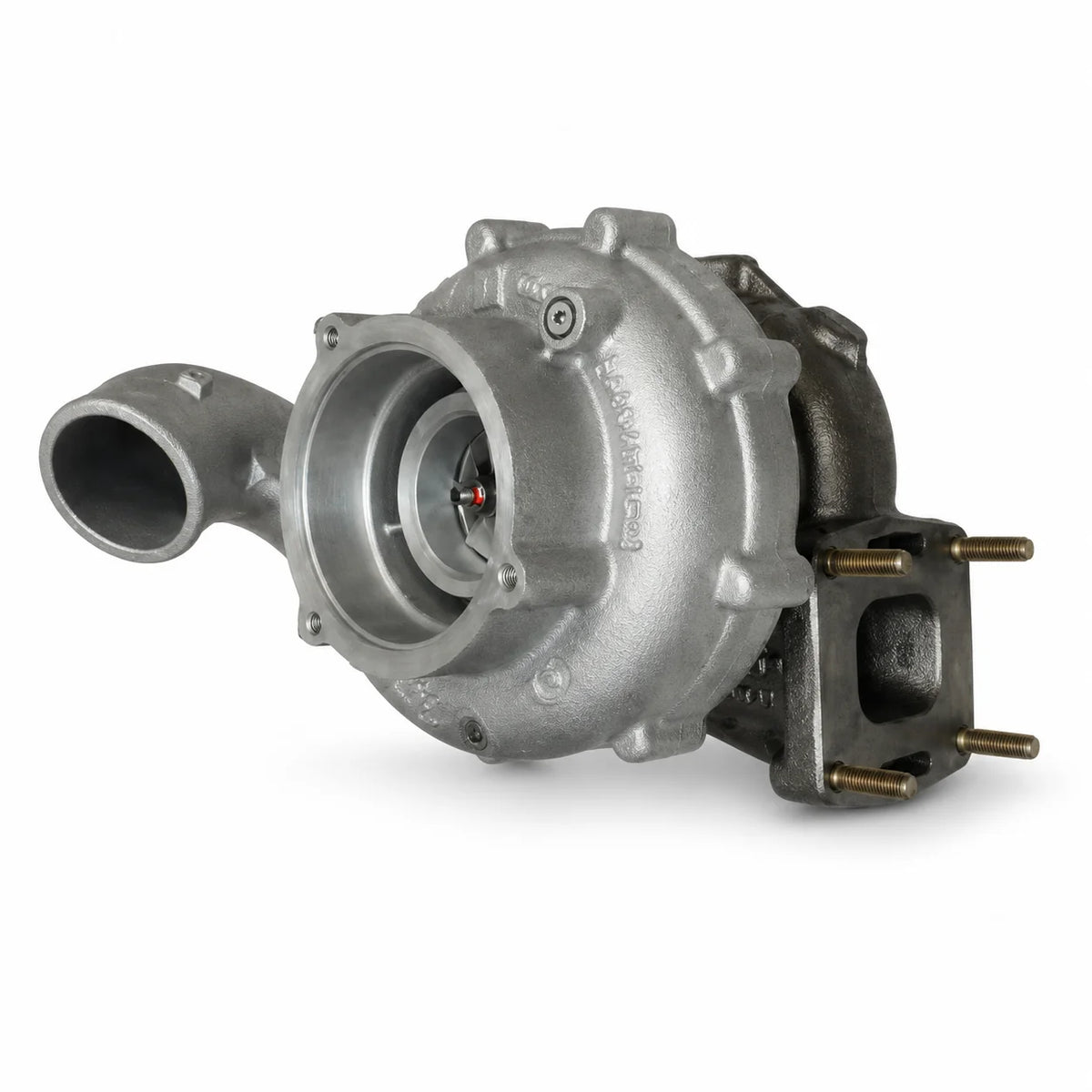 Turbocharger on a white background