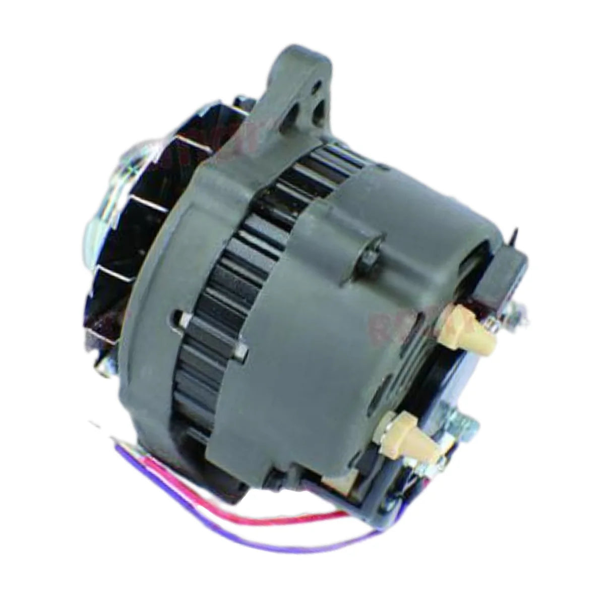 Image of an alternator on a white background.