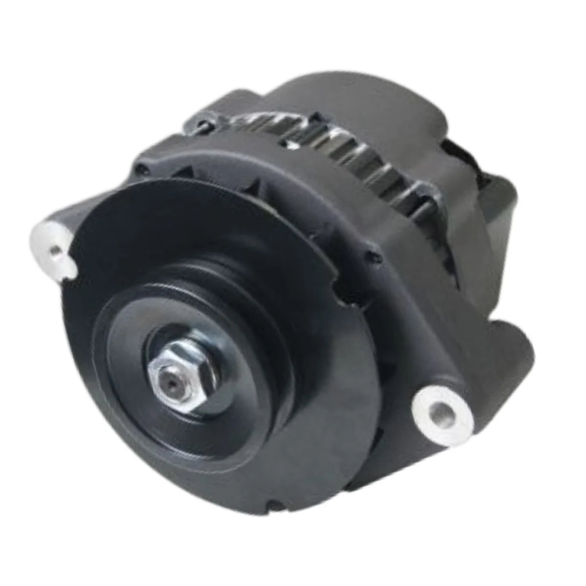 Image of an alternator on a white background.