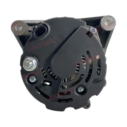 Image of an alternator on a white background.