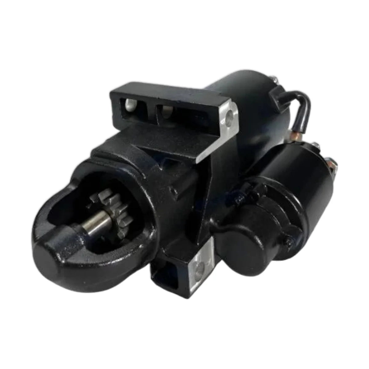 Image of a starter motor on a white background.