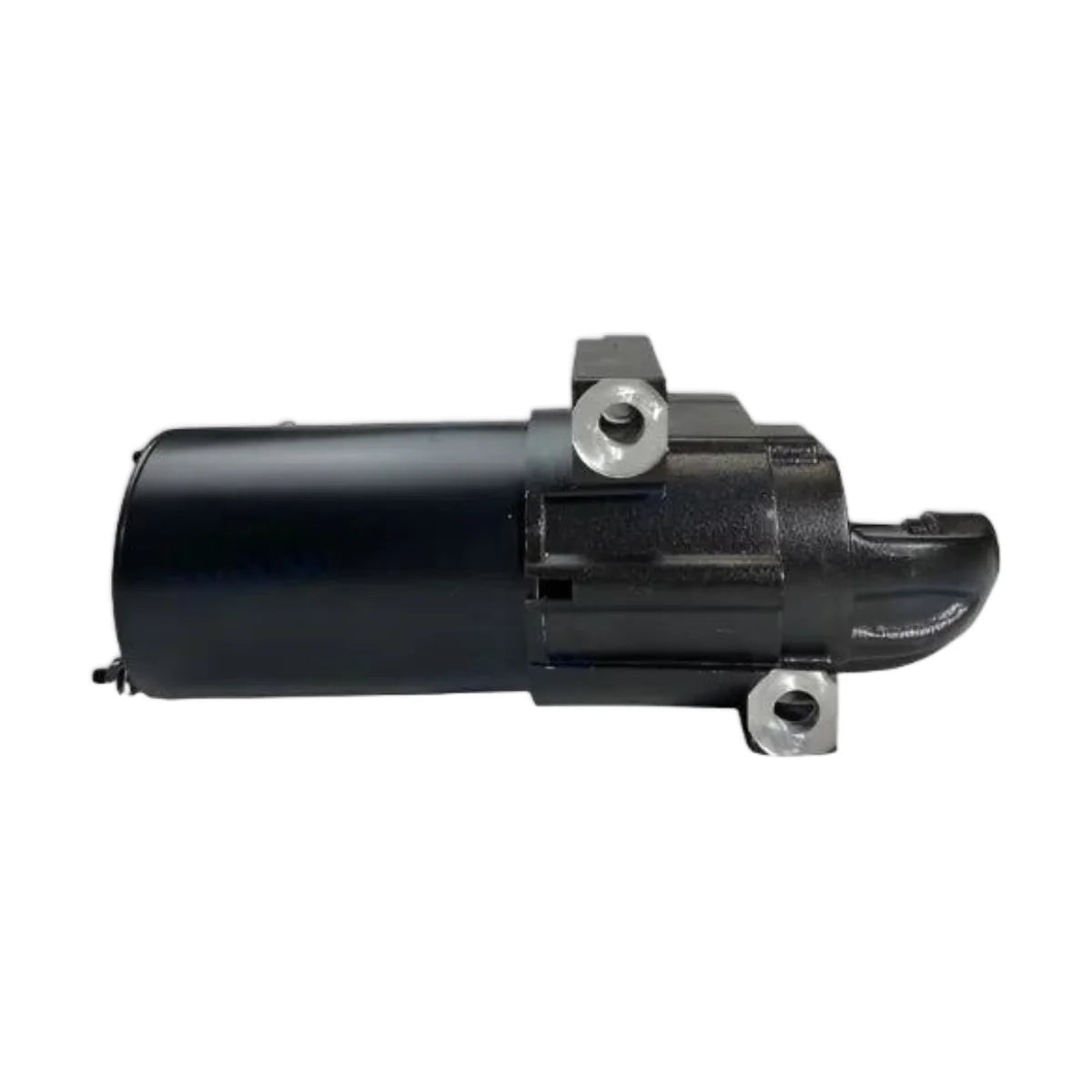 Image of a starter motor on a white background.