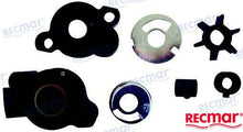 KIT COMPLETO DE BOMBA DE AGUA MERCURY | OEM 46-70941A3 | 4 HP - 4.5 HP - 7.5 HP - 9.8 HP | 1975-85 | RECMAR