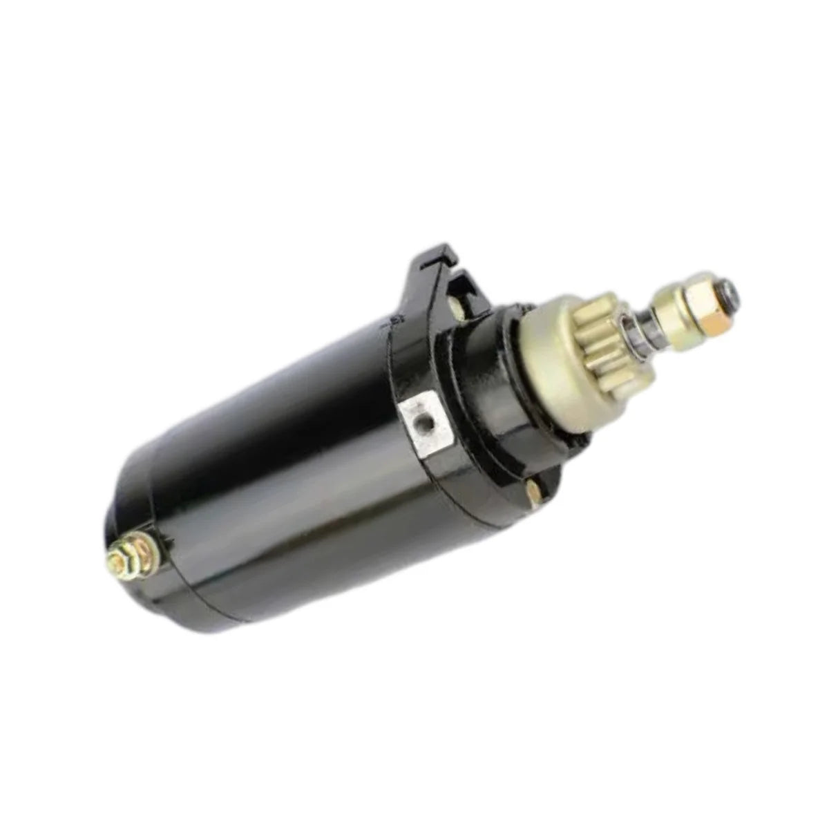 Image of a starter motor on a white background.