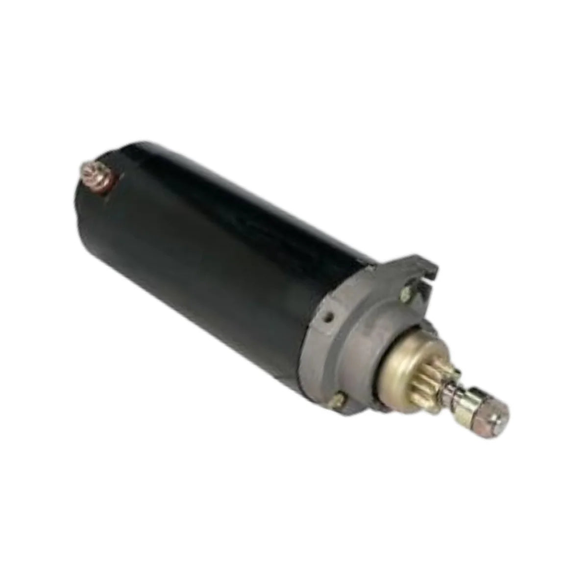 Image of a starter motor on a white background.