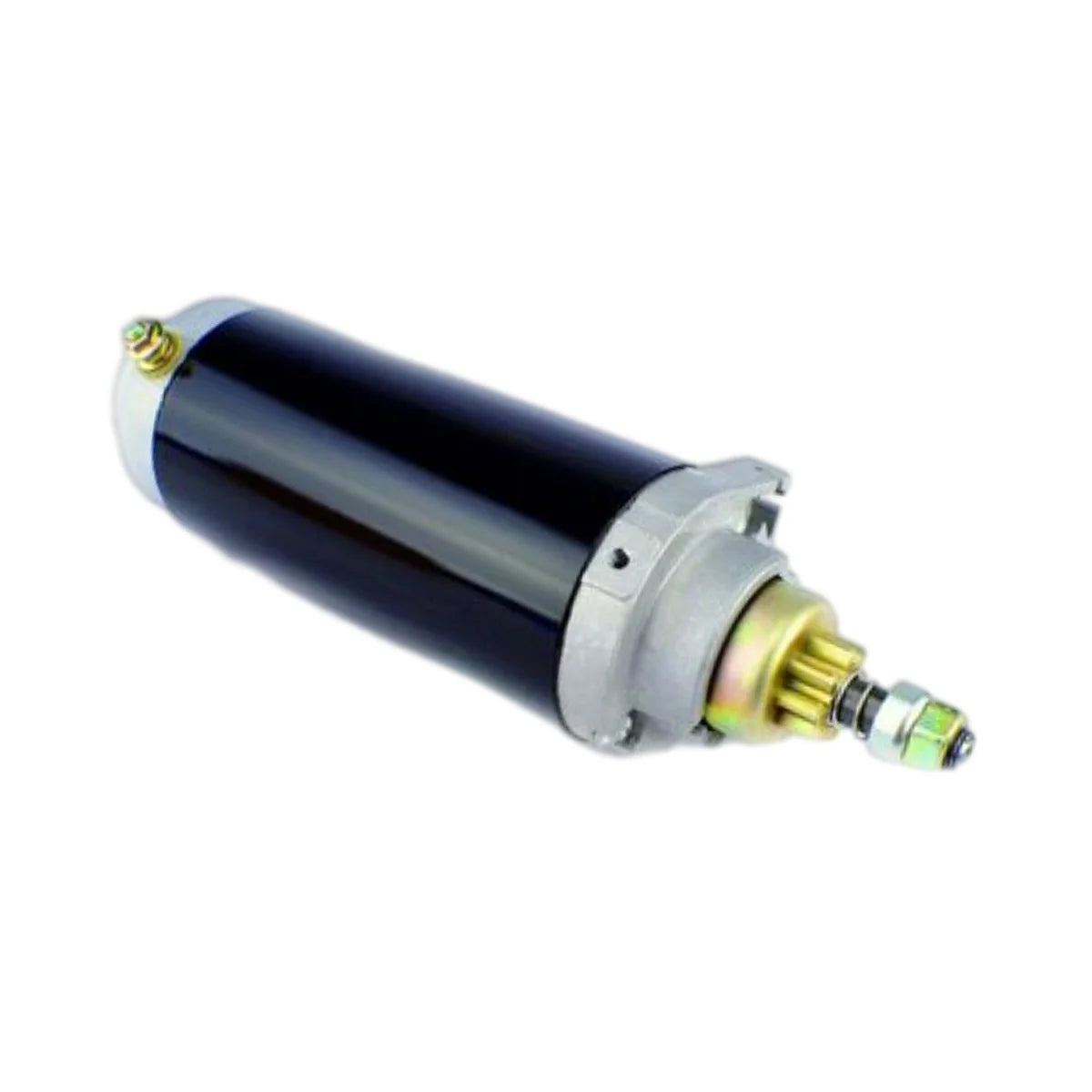 Image of a starter motor on a white background.