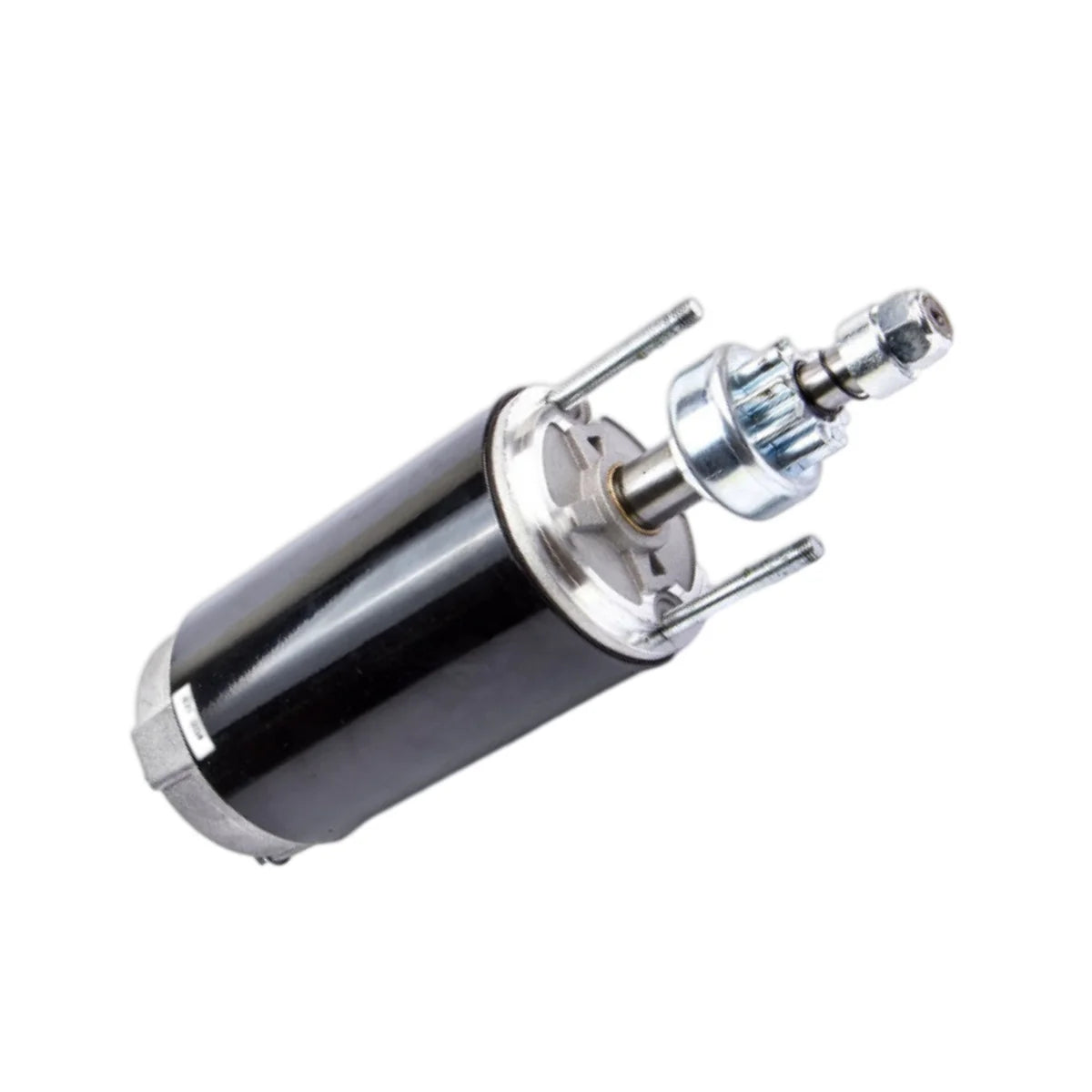 Image of a starter motor on a white background.