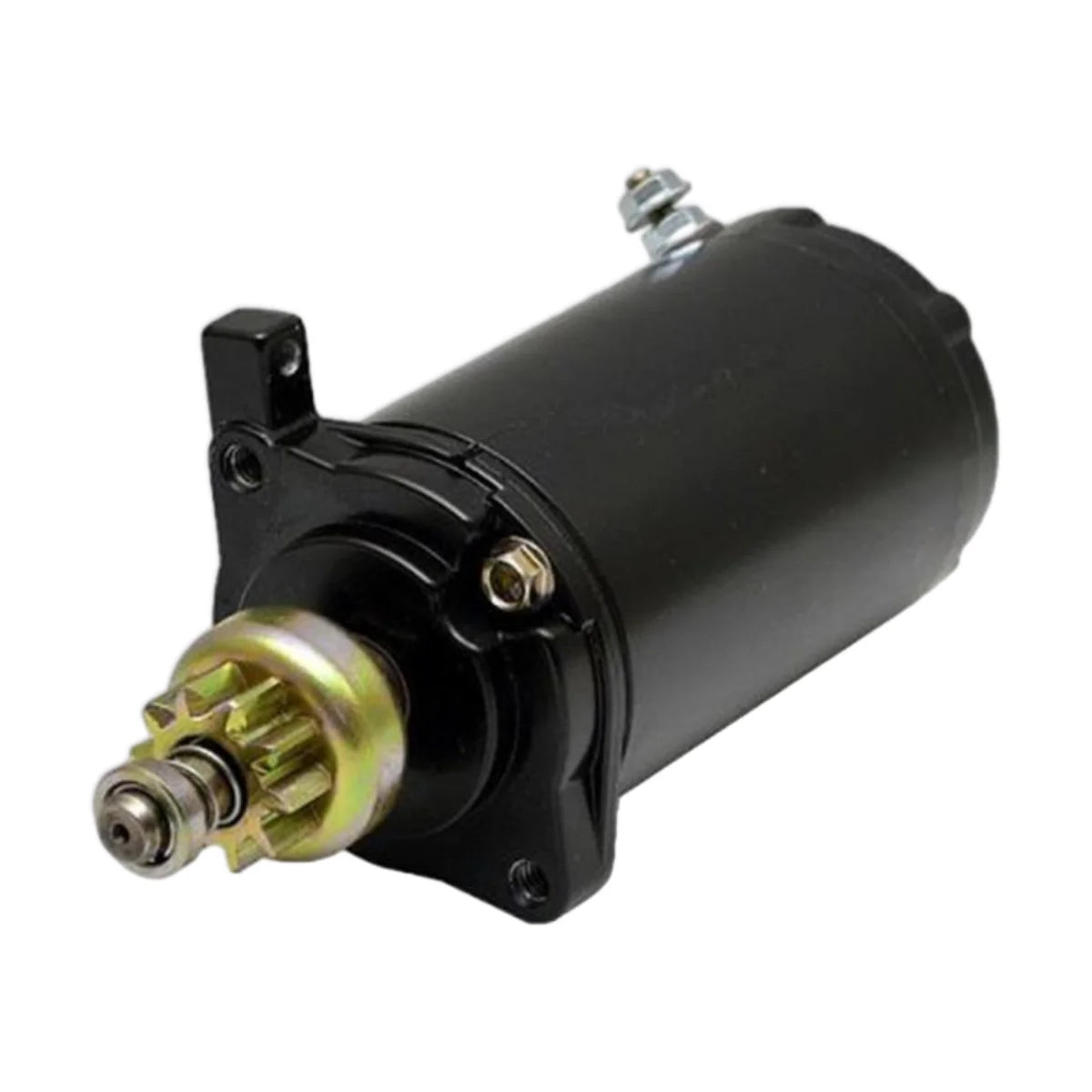 Image of a starter motor on a white background.