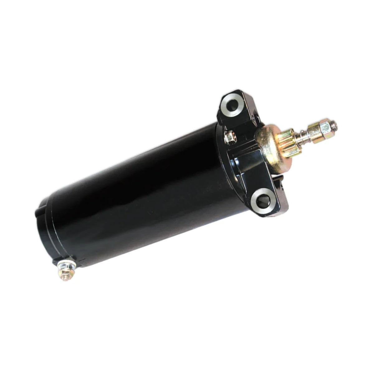 Image of a starter motor on a white background.