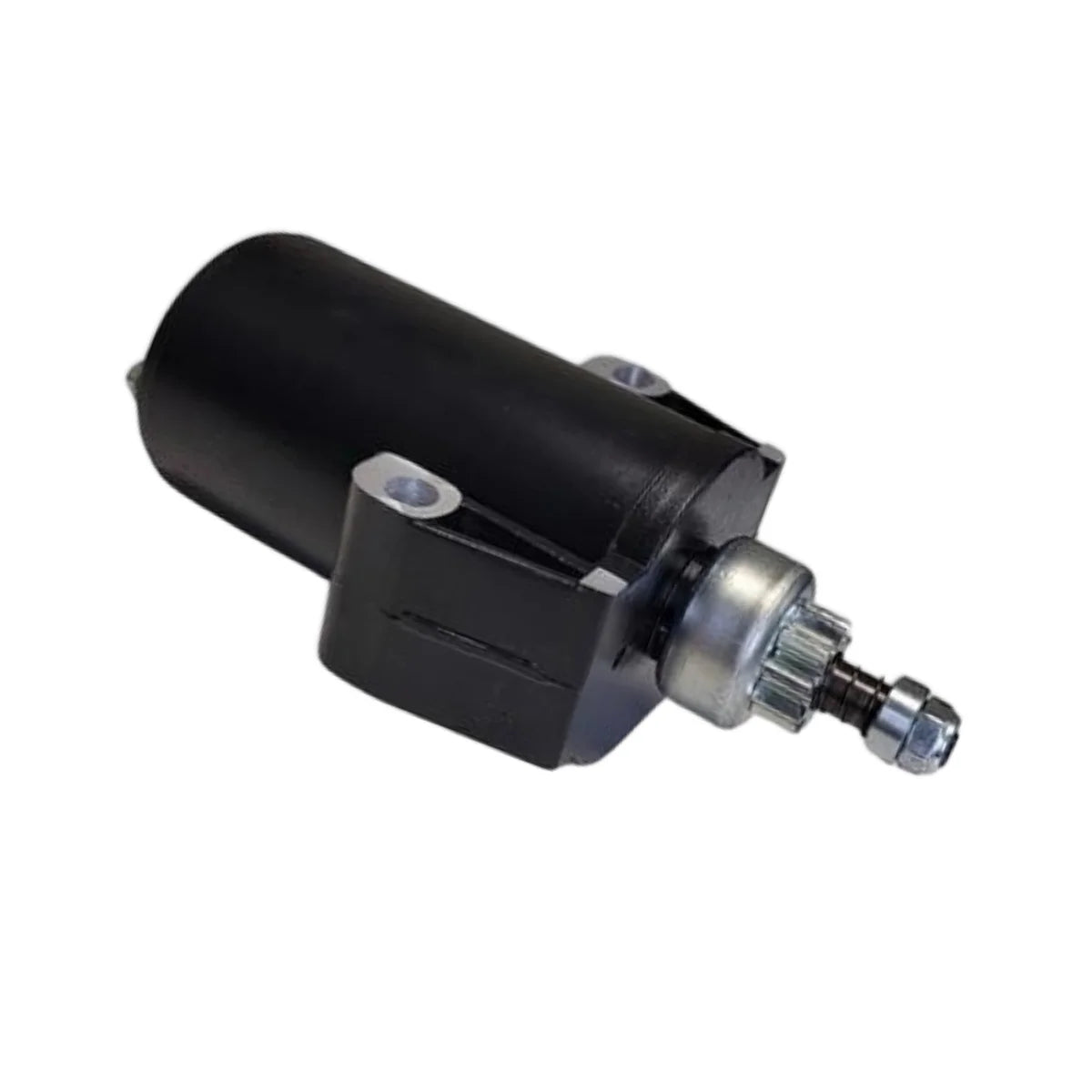 Image of a starter motor on a white background.