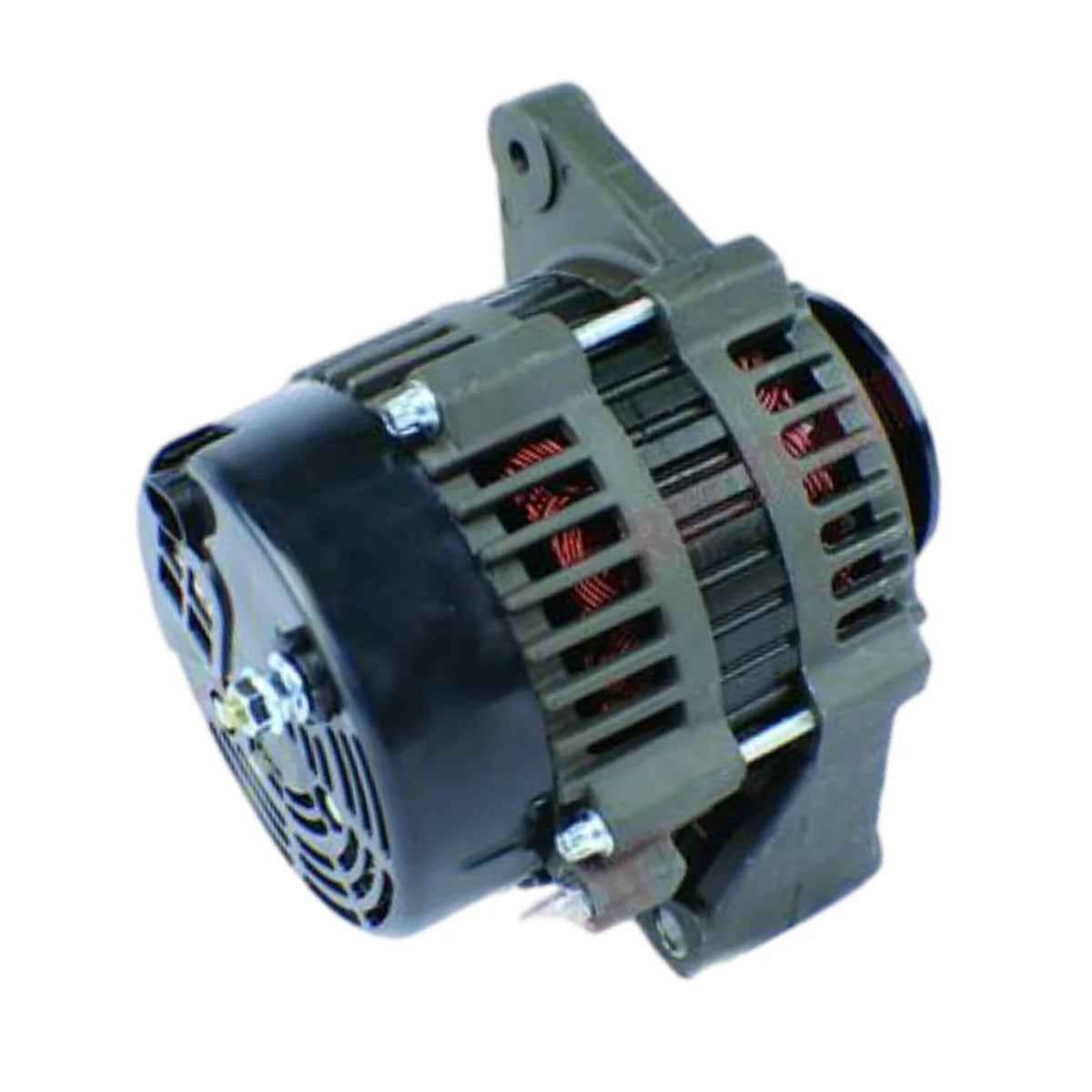 Image of an alternator on a white background.