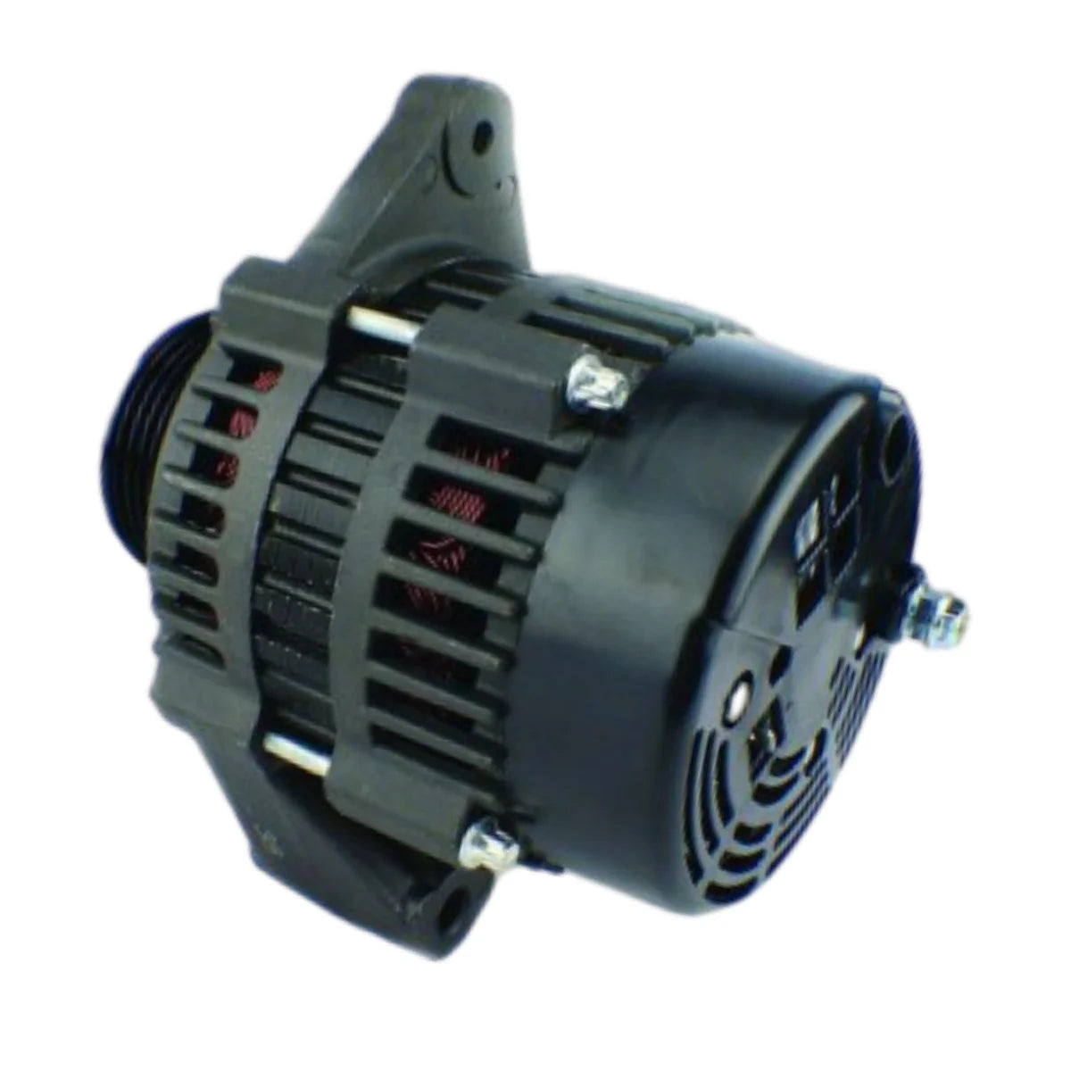 Image of an alternator on a white background.