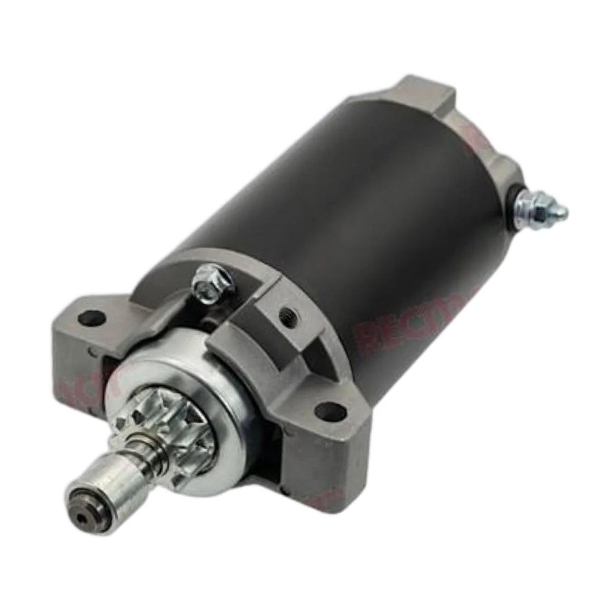 Image of a starter motor on a white background.