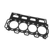 Black gasket on a white background