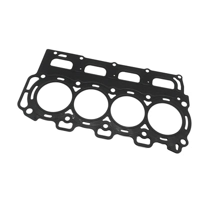 Black gasket on a white background