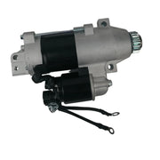 Image of a starter motor on a white background.