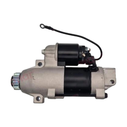 Image of a starter motor on a white background.