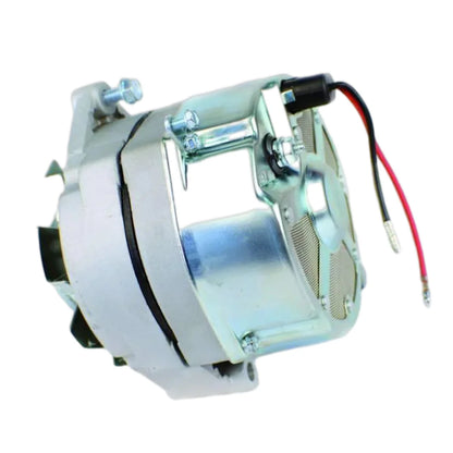 Image of an alternator on a white background.