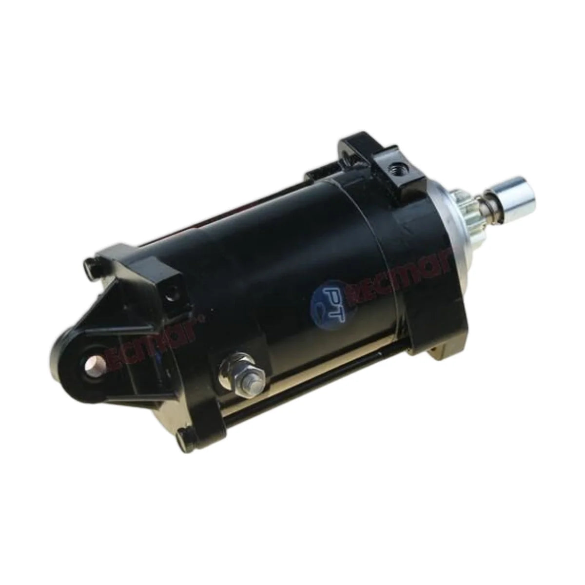 Image of a starter motor on a white background.