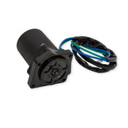 Black trim motor for Yamaha outboard front view showing mounting face and blue and green wiring.