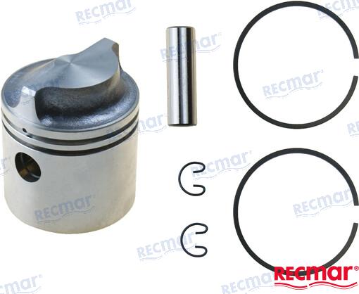 KIT DE PISTÓN YAMAHA/MERCRUISER | OEM 6E0-11631-00-98K | 4AC (1985-02) 4AS (1987-96) 5C (1994-98) 5CS (1994-96) | RECMAR