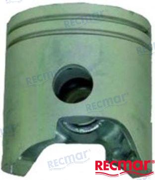 KIT DE PISTÓN YAMAHA/MERCRUISER | OEM 6E7-11631-00K | 9.9D/15D (1985-95) 9.9F/FMH/MSH (1995-14) 15F/FEM/MSH/FMH/MH | RECMAR