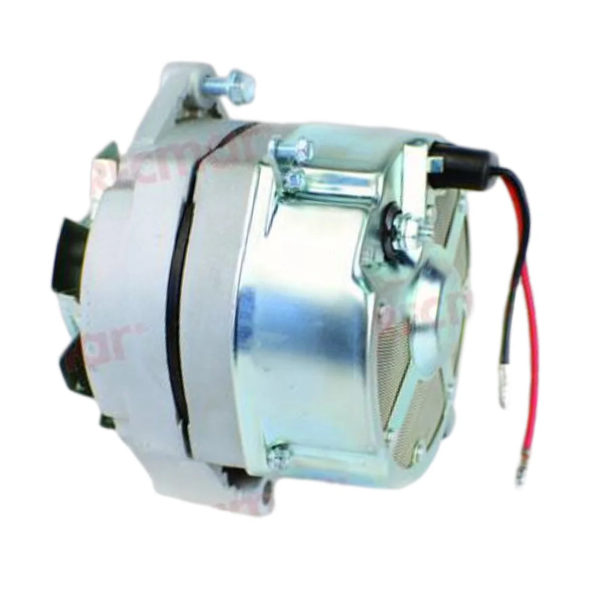Image of an alternator on a white background.