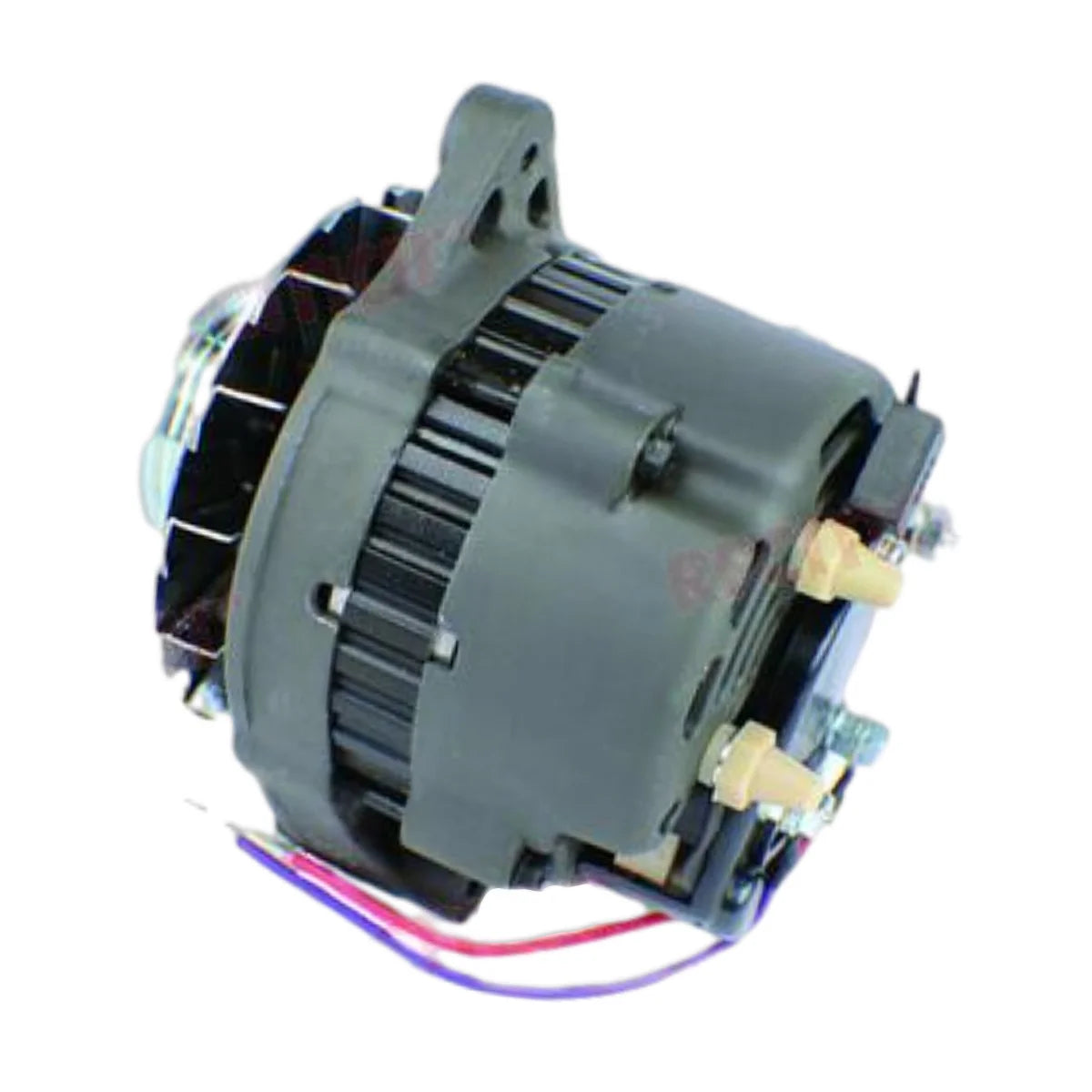 Image of an alternator on a white background.