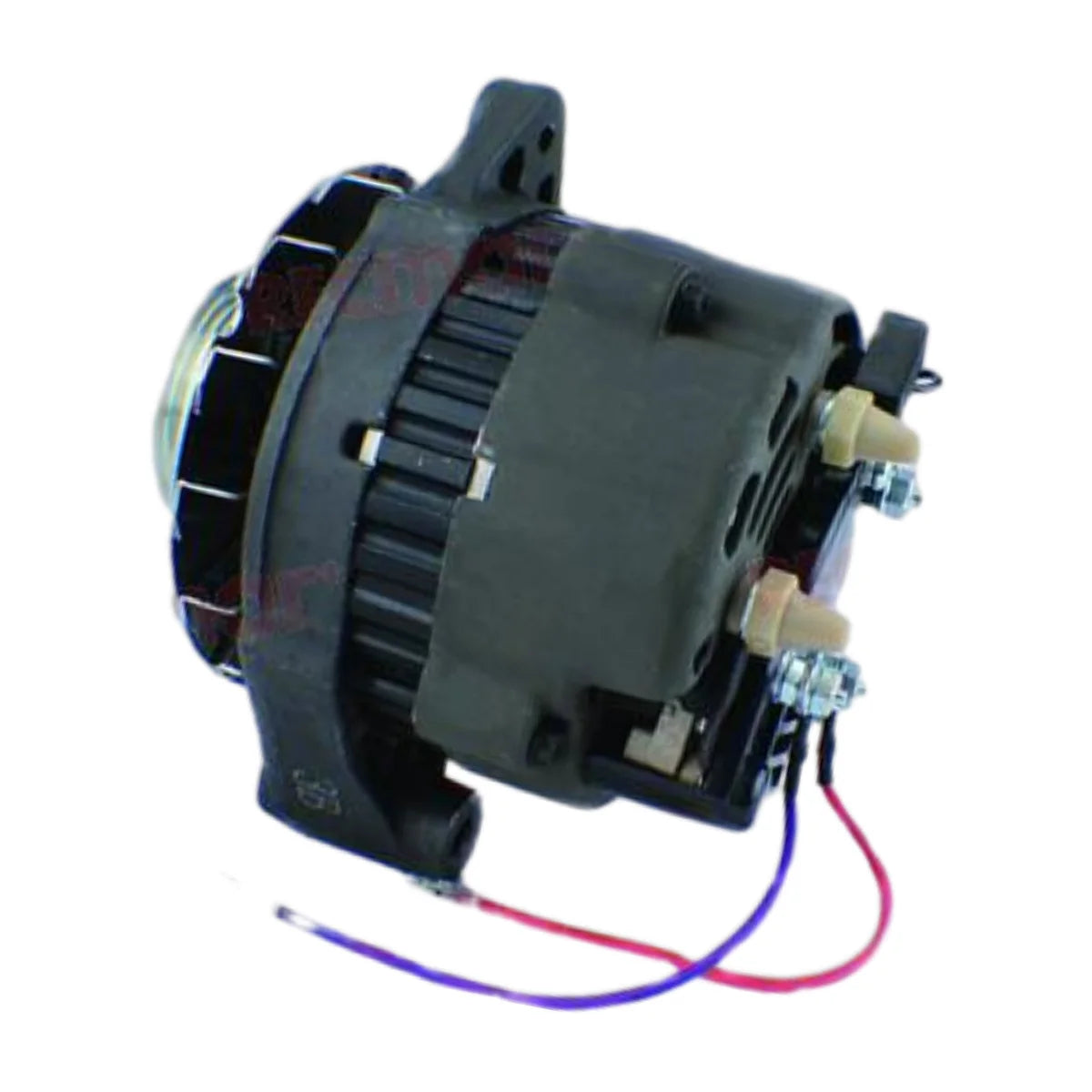 Image of an alternator on a white background.