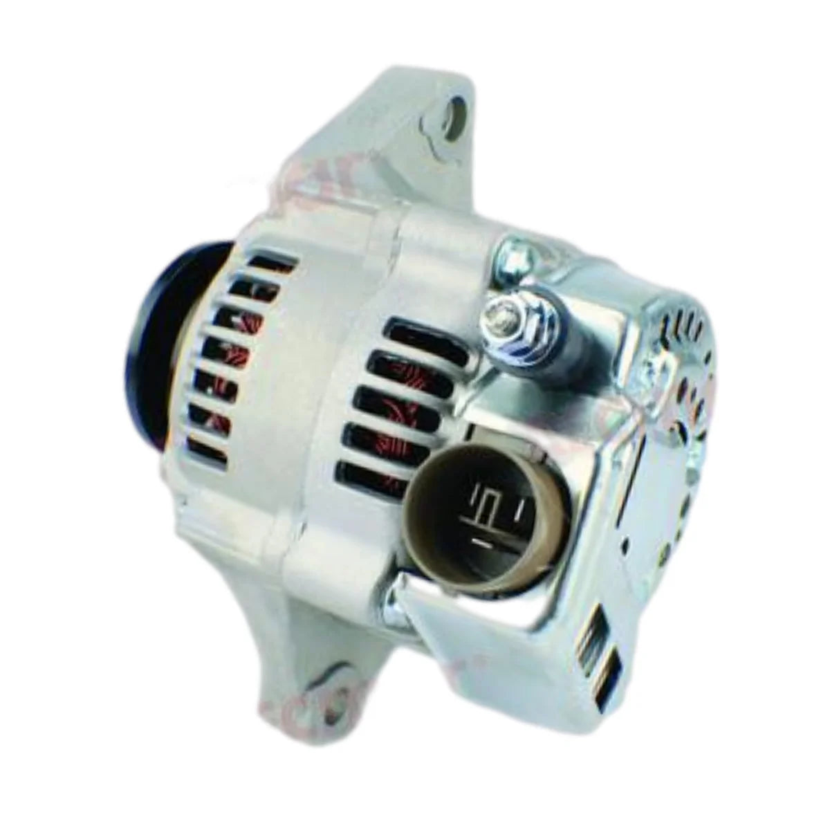Image of an alternator on a white background.