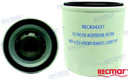 VOLVO PENTA OIL FILTER | OEM  834337 | OIL FILTER | RECMAR