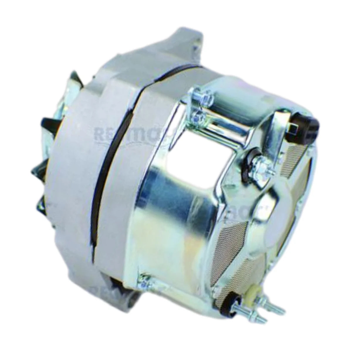 Image of an alternator on a white background.