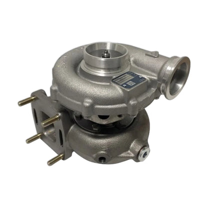 Image of a turbocharger on a white background.