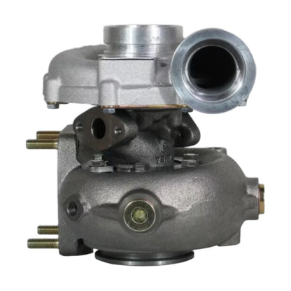 Image of a turbocharger on a white background.