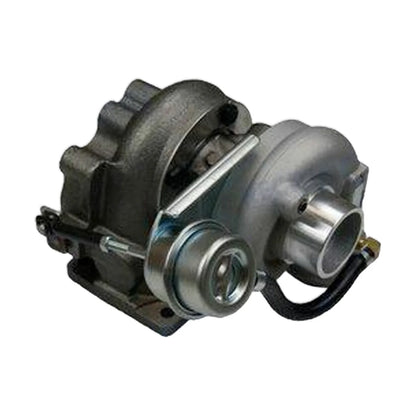 Image of a turbocharger on a white background.