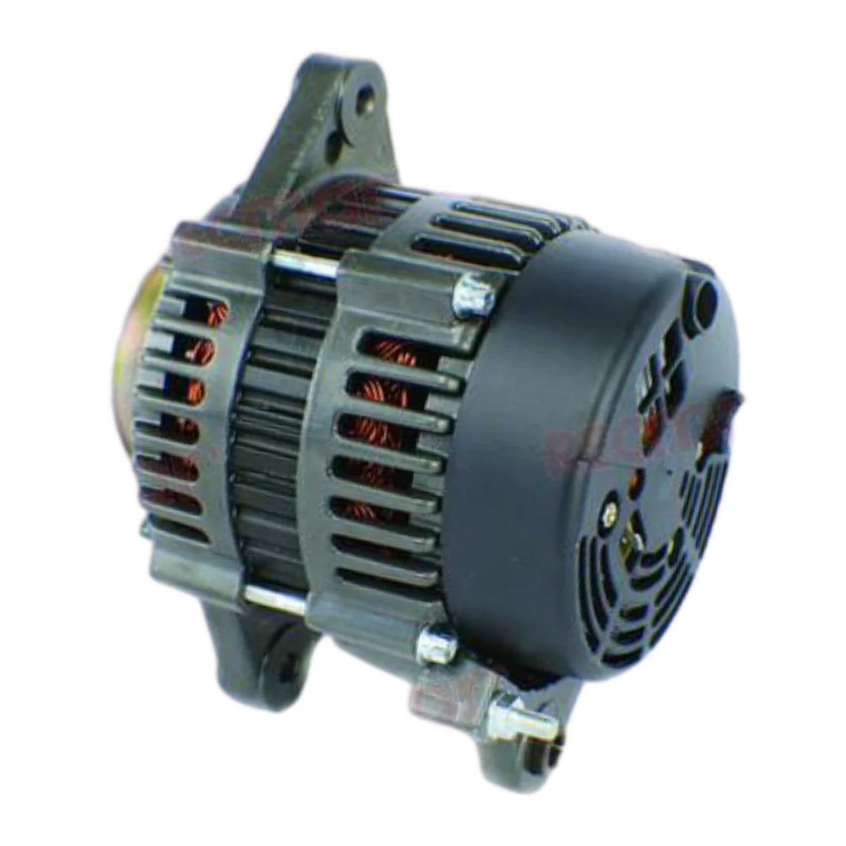 Image of an alternator on a white background.