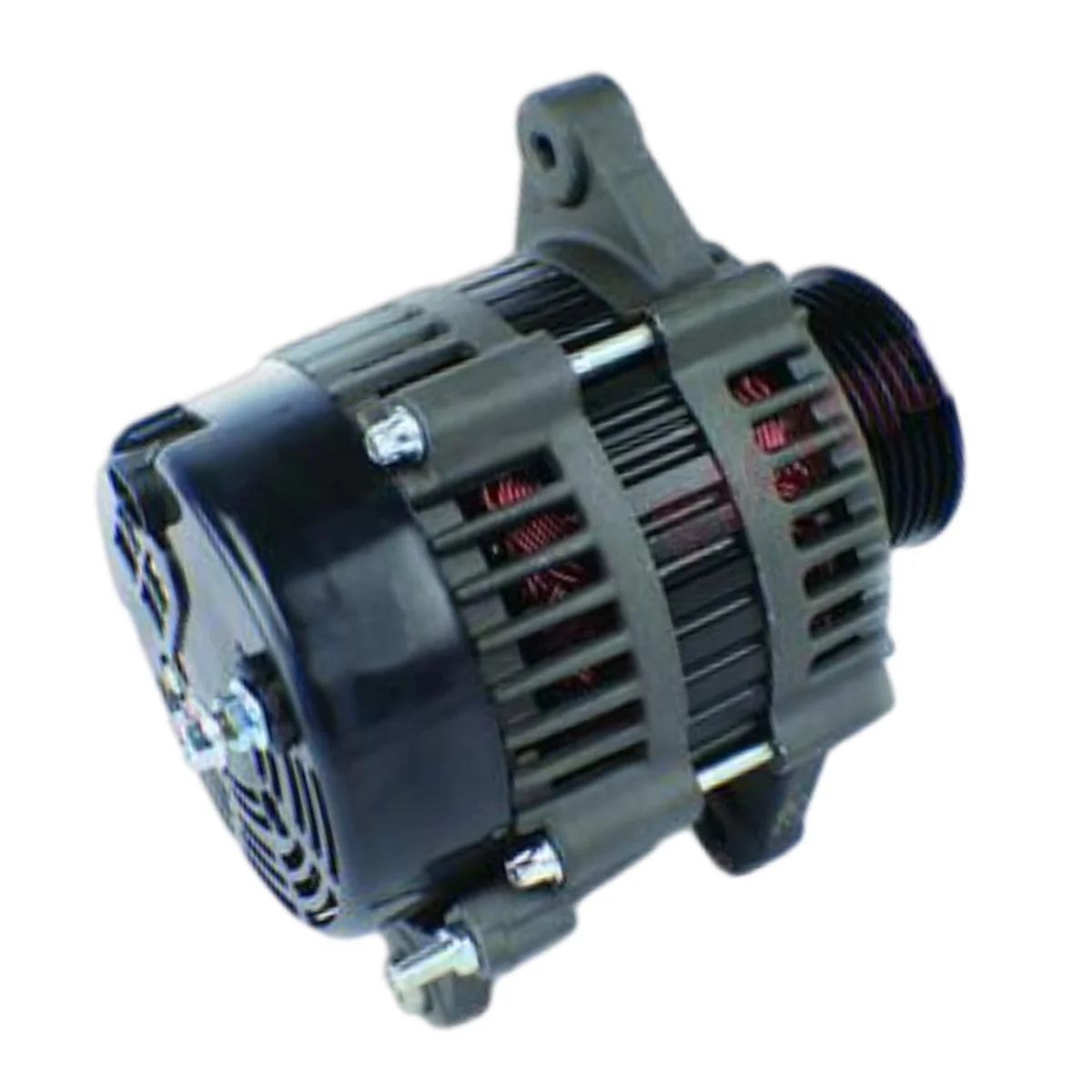 Image of an alternator on a white background.