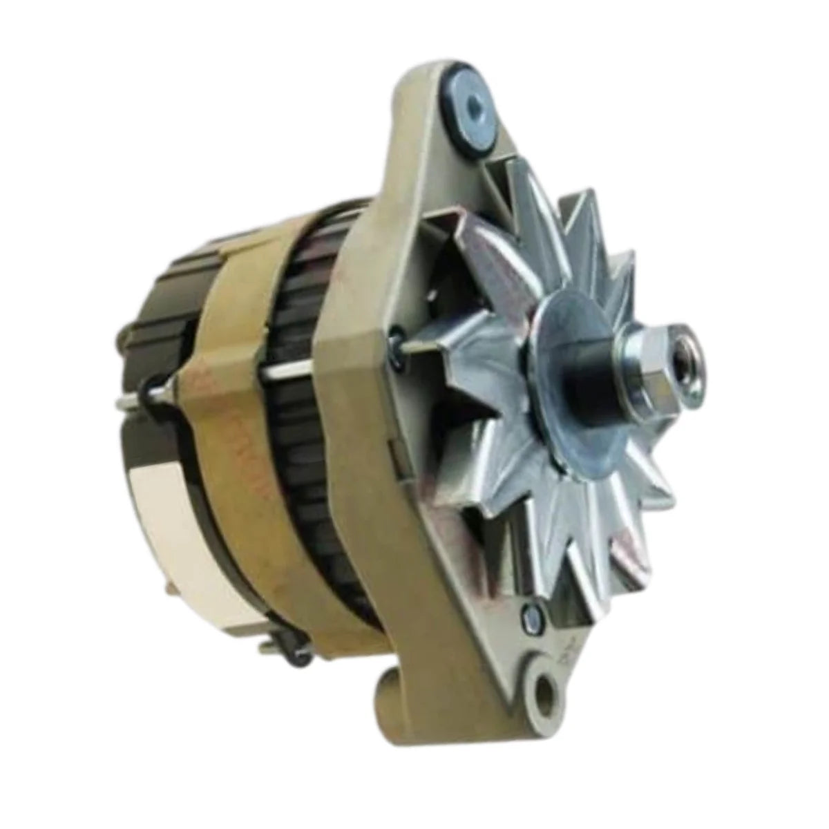 Image of an alternator on a white background.
